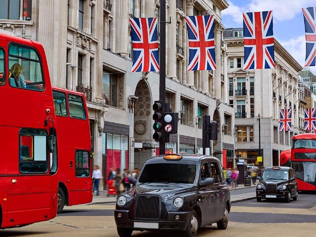 londres oxford street inglaterra
